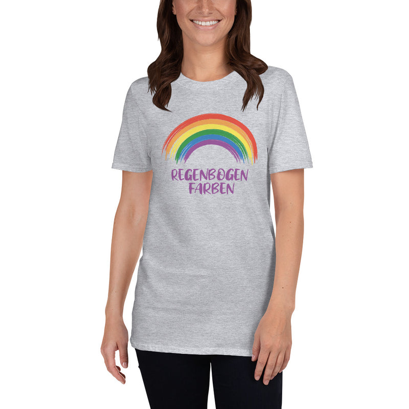 Regenbogenfarben Frauen T-Shirt