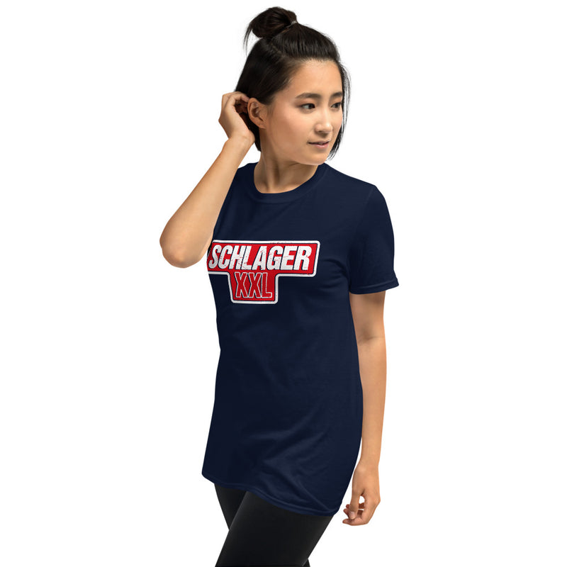 Damen Schlager – (Navy-Blau, Schlagerladen XXL Schwarz) T-Shirt