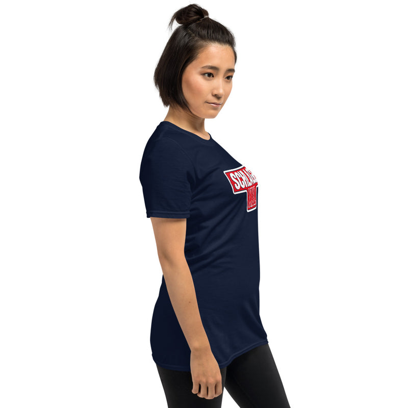 Schlager XXL Damen T-Shirt – Schlagerladen (Navy-Blau, Schwarz)