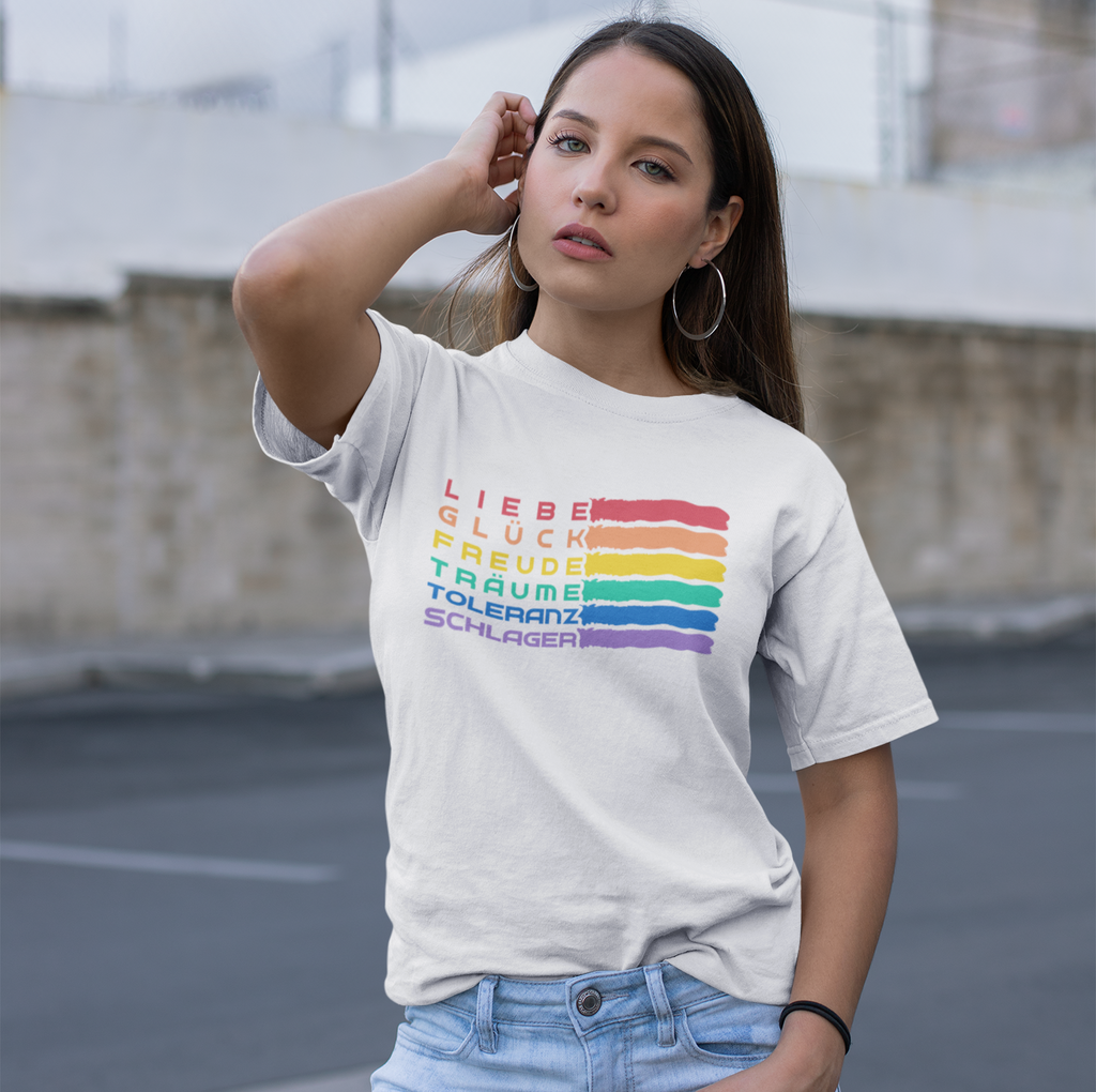 Regenbogenfahne T-Shirt für Frauen