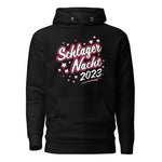 Schlagernacht 2023 I Herren Trend Kapuzenpullover (Schwarz, Navy Blau)